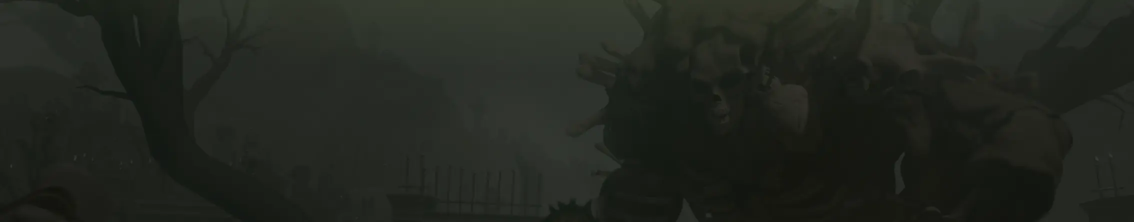 Section 4 background, skeleton monster in swamp