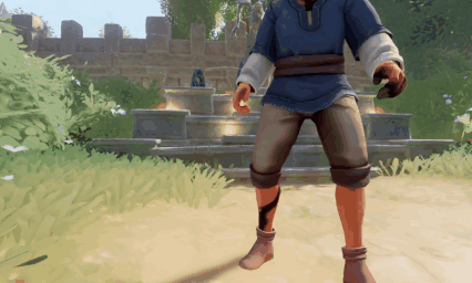 Various custom players with crafting and combat